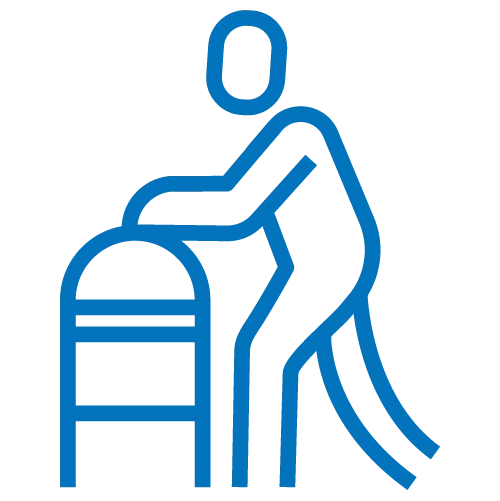 Icono de fisioterapia para enfermedades degenerativas