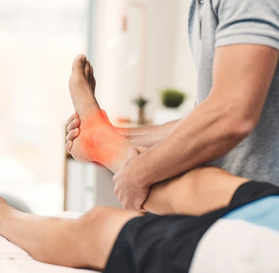 Tratamiento de fisioterapia para un esguince de tobillo | tratamiento de esguinces Zaragoza